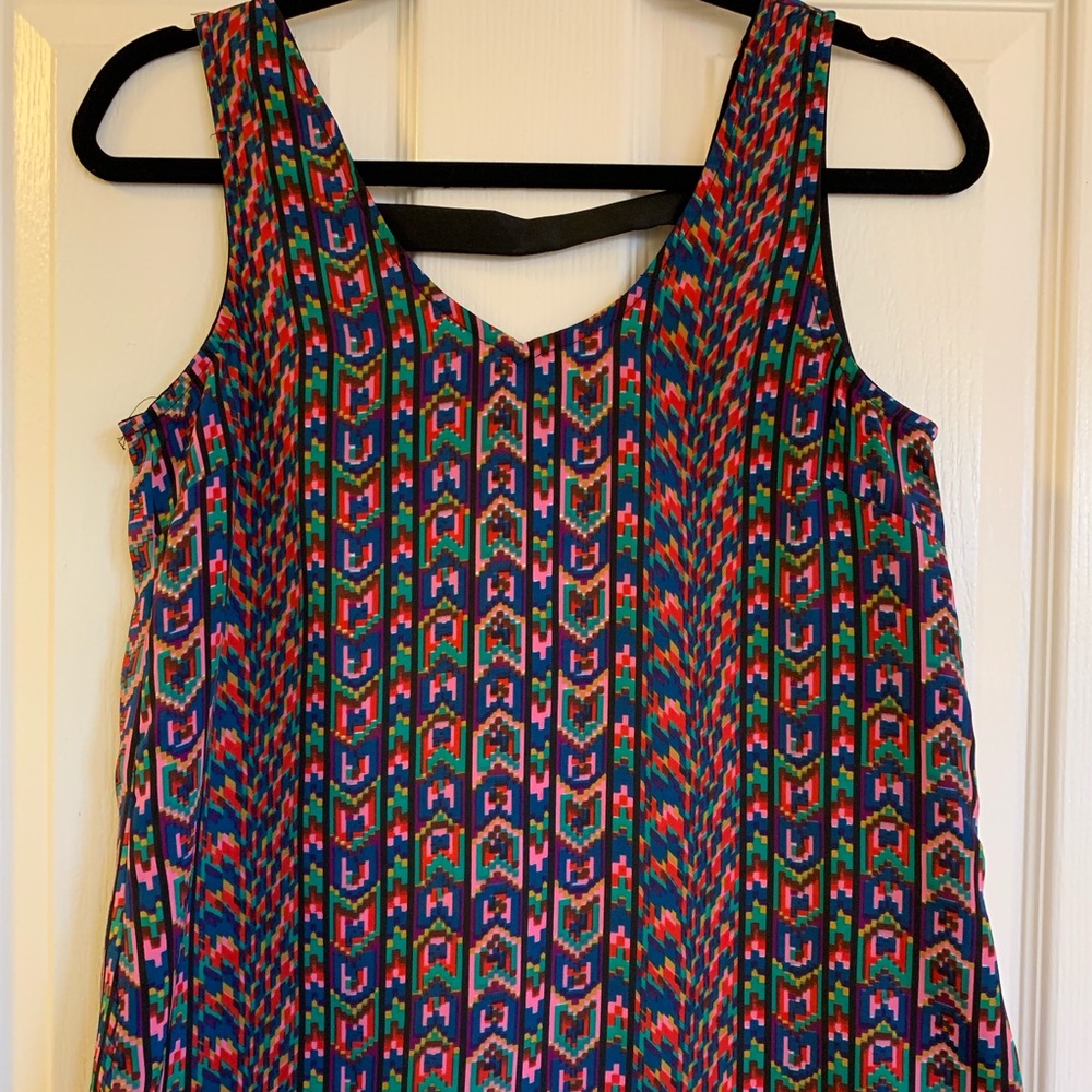 Annabelle tri colored blouse